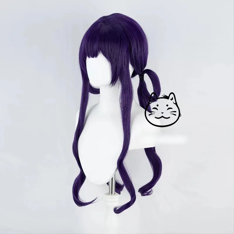 LQAnime Akane Aoi Фиолетовый длинный парик Косплей Костюм Jibaku Shounen Унитаз Ханако-кун Синтетические волосы Женские парики