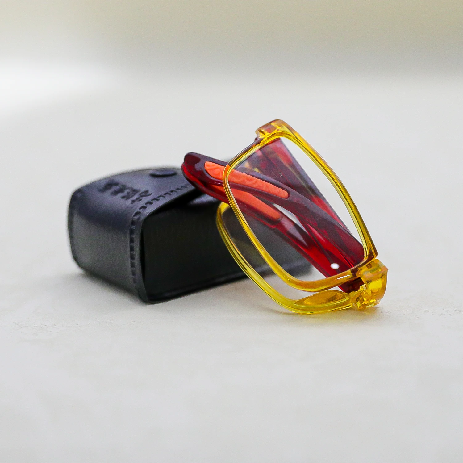 3 Stück faltbare Lesebrille für Männer und Frauen, klassische Brillen, angenehm zu tragen, praktisches Tragen, Geschenk-Brillenetui – Detail 15