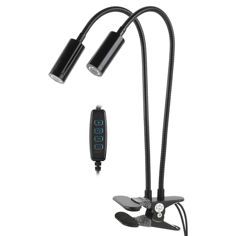 Clamp Type Adjustable LED Illuminator Lamp Source Side Light Lamp For LAB Industrial Stereo Trinocular Microscope Video Camera