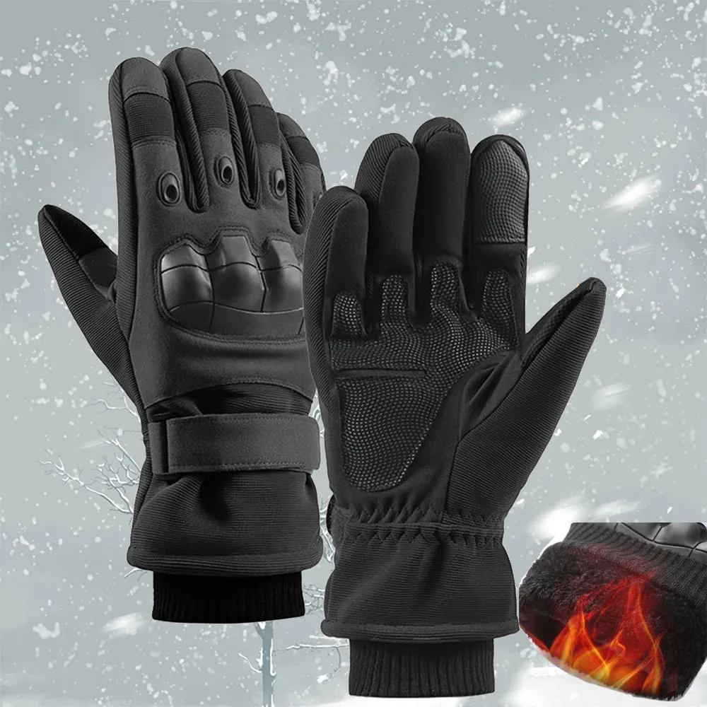 

New Windproof Guantes Moto Winter Motorcycle Gloves Men's Motorbike Riding Gloves Touch Screen Moto Motocross Gloves