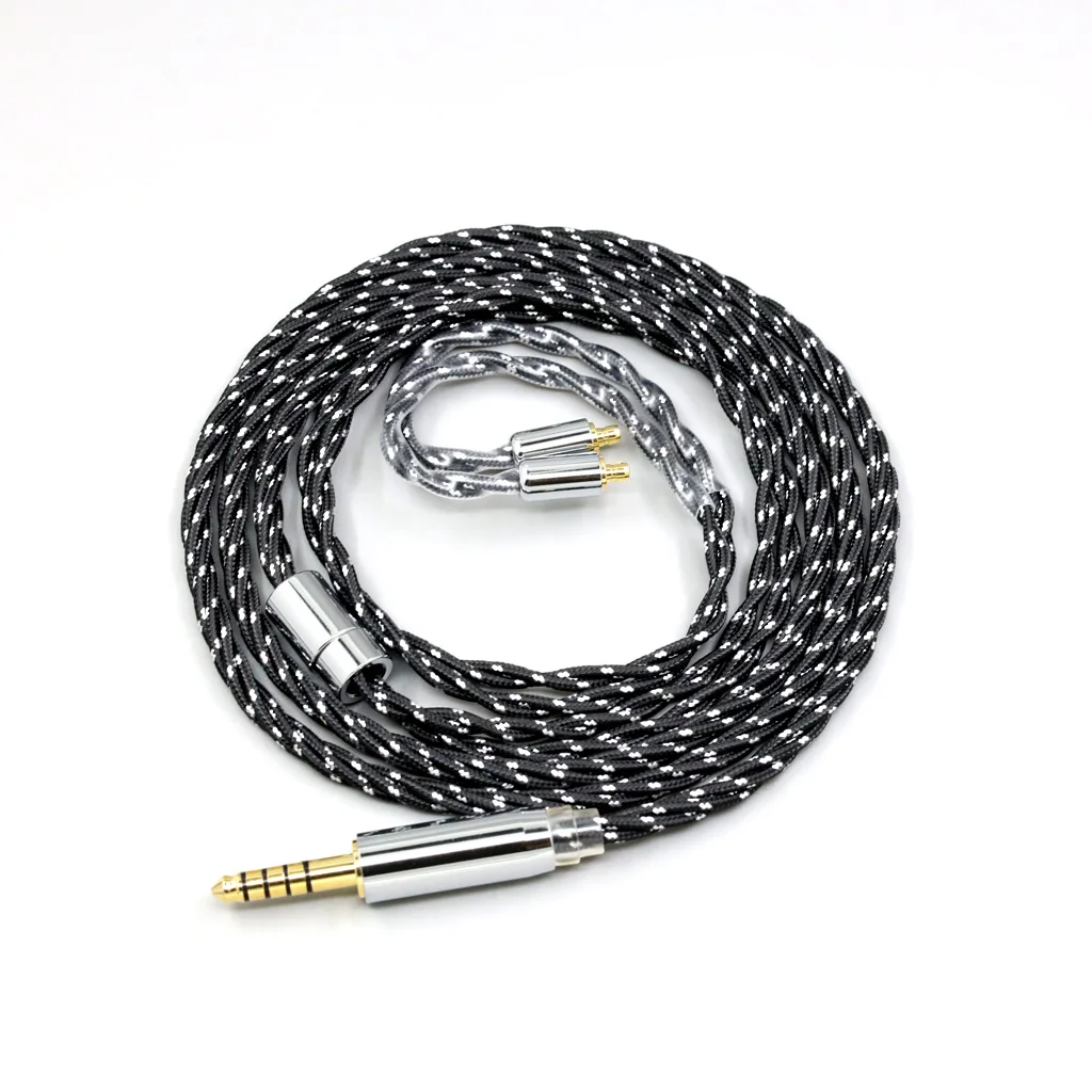 OCC Mixed OFC Twisting Nylon Earphone Cable For Acoustune HS 1695Ti 1655CU 1695Ti 1670SS LN008740