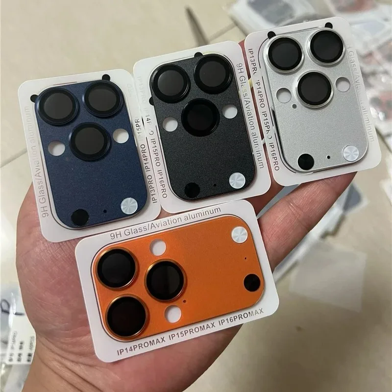 ثواني تغيير إلى آيفون 17 برو ماكس ملصق عدسة الكاميرا وهمية ل 14 15 16 برو ماكس فلاش دعم المضادة للانزلاق حماية غطاء شاشة