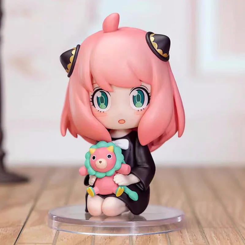 1:1 Reprint Spy X Family Anya Seria Blind Box Zabawki Urocze Figurki Lalki Mystery Box Model Niespodzianka Torba Prezent Urodzinowy Dla Dziewczynek