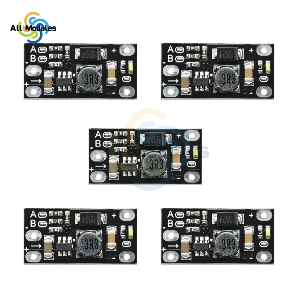 10PCS 1.5A Multi-function Mini Boost Module Step Up Board 5V8V9V12V LED Indicator Diy Voltage Module 3.7V lithium battery boost