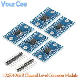 10pcs/1pc TXS0108E 8 Channel Logic Level Bi-directional Converter Module 3.3V 5V TXB0108 Mutual Convert Module TXS0108