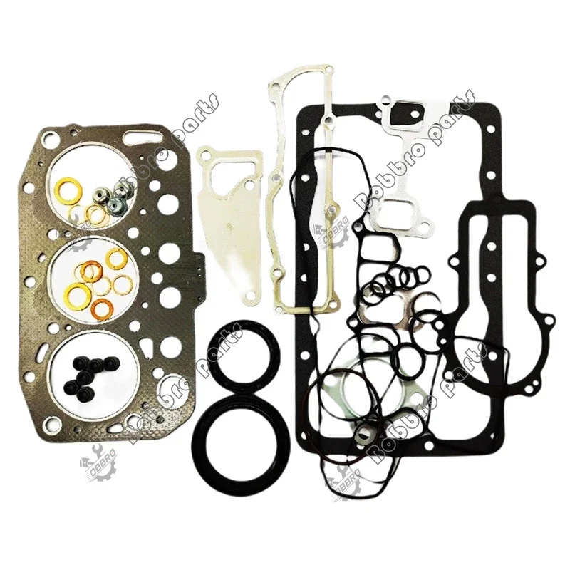 3TNV76 Overhaul Rebuild Kit Liner Full Set Gasket Piston Ring Bearings For Yanmar Excavator B2 B2U-3 B2-5 VIO25 SV20 ViO20-3