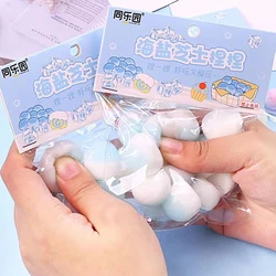 Cartoon Simulation Sea Salt Cheese Balls Pinching Toy Cute Decompression Toys Kids Stress Release Squeeze Slow Rebound Vent Toys