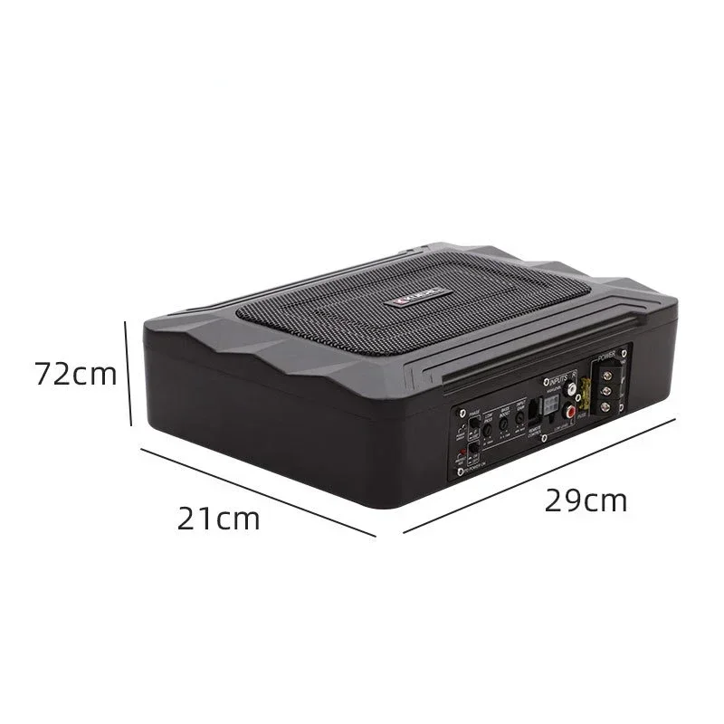 12V High-Power Aluminum Alloy Small Steel Gun Audio Modification 5 * 8 Inch Car Mounted Ultra-Thin Subwoofer