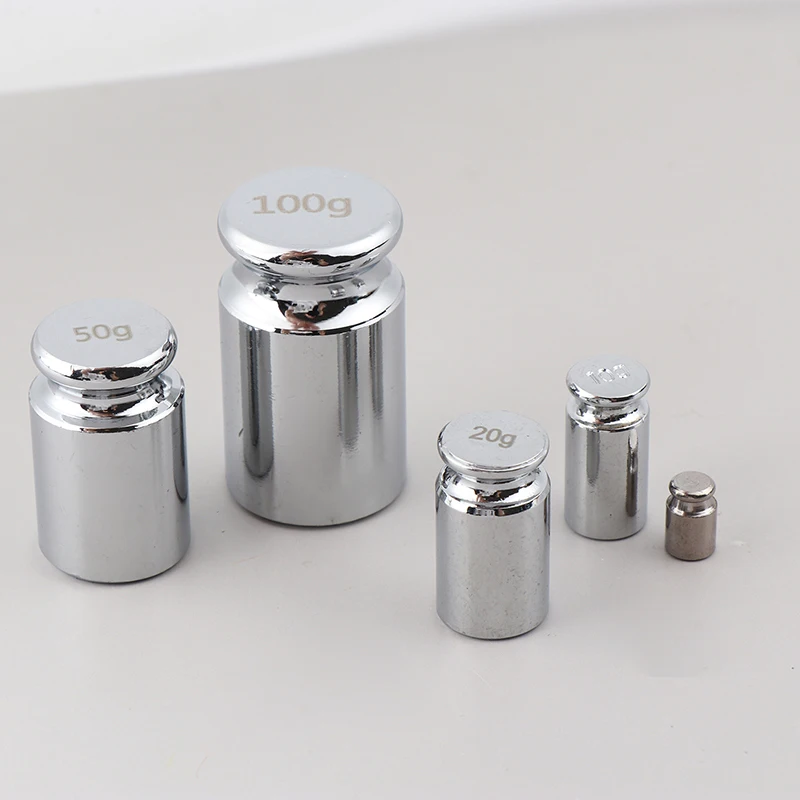 【Y】Electronic Balance Teaching Instrument Tool 2g/10g/20g/50g/100g Grams Scale Weights Chrome Plating Accurate Calibration view 3