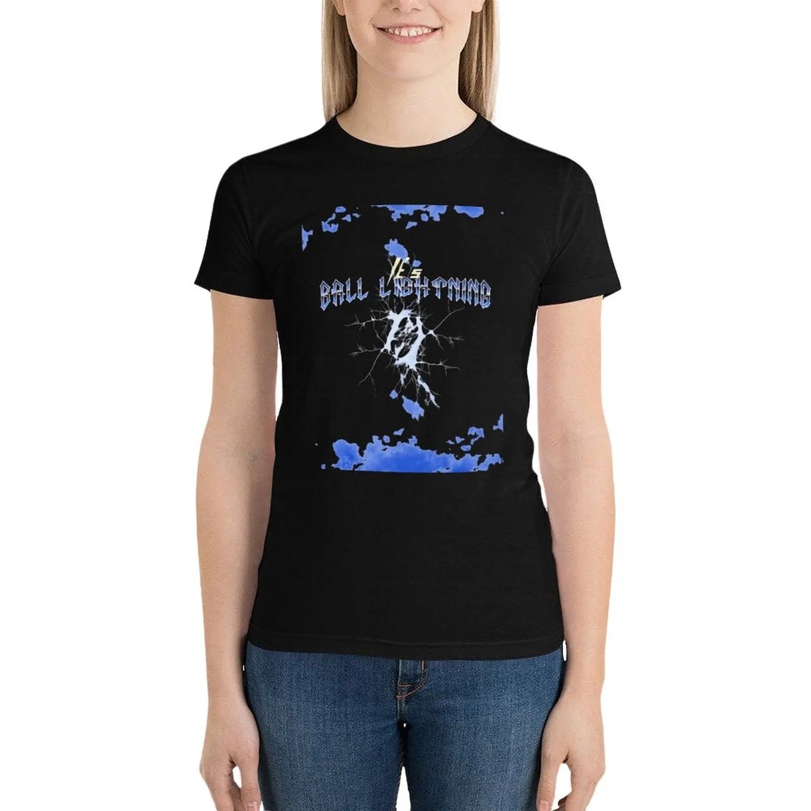 

It's Ball Lightning- The Osbourne's Want to Believe inspired design T-Shirt graphics plus sizes t shirt Women