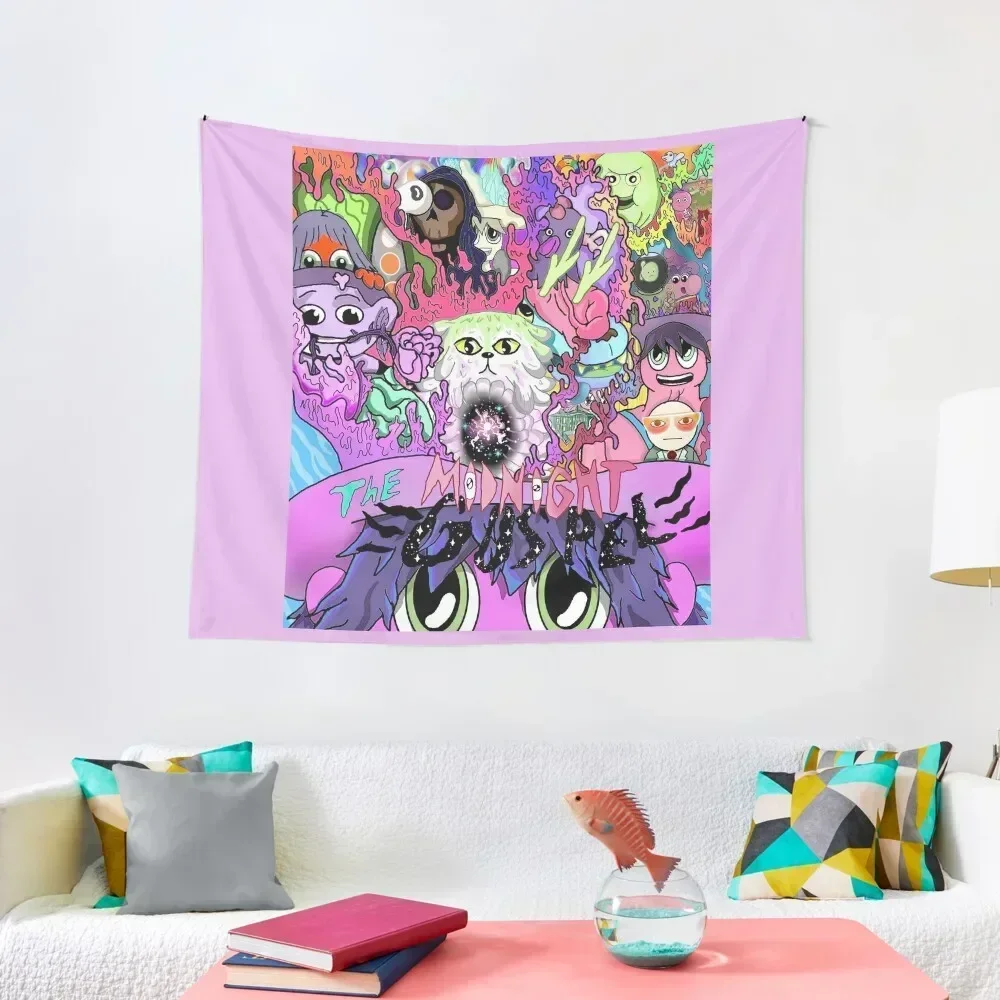 

The Midnight Gospel Tribute Tapestry Wall Hanging Wall Tapete For The Wall Luxury Living Room Decoration Tapestry