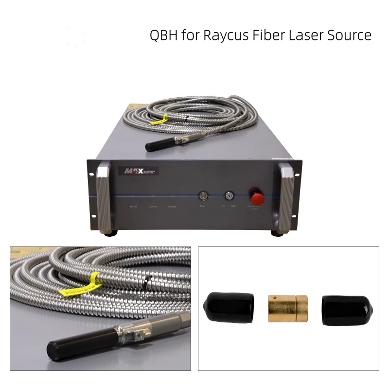 Imagem -06 - Protetora Connector Lens Group For Fiber Laser Source Raycus e Max Ipg Qbh 1.5kw 3kw Fibra 6kw Laser Source