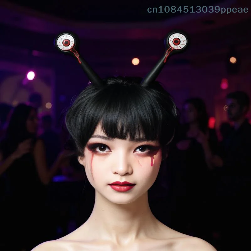 

1 шт., забавное украшение на Хэллоуин, повязка на голову с глазным яблоком, имитация шляпы какашки, головные уборы, косплей, товары для Хэллоуина