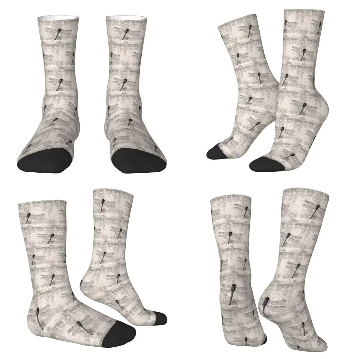 

Vintage Dragonfly Socks Harajuku High Quality Stockings All Season Long Socks for Man Woman Valentine's Day Gifts