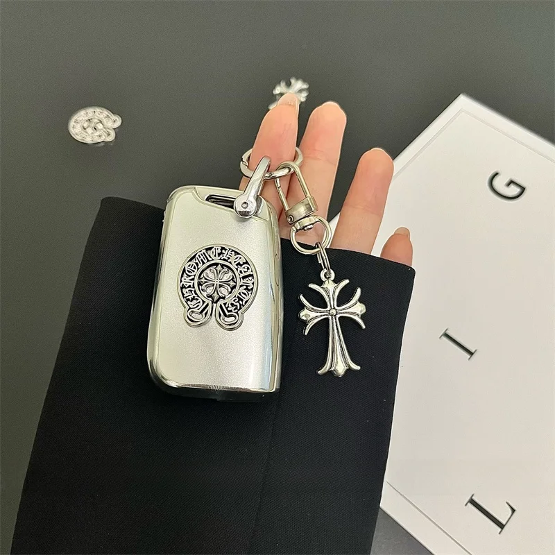 Cross Style Universal Key Cover Suitable for Popular Cars TPU Material ...
