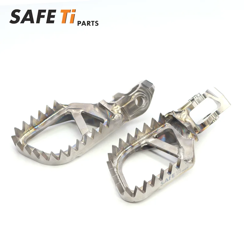 For KTM LUXURY 24 10mm BACK+5mm DOWN /HUSQVARNA/GAS GAS Reduce Lower Move Back Pedal Footrests Titanium Alloy Footpegs