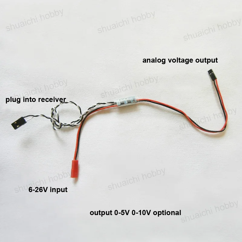 1 pz telecomando Servo PWM segnale a tensione analogica 0-5V 0-10V modulo di conversione convertitore per modello di aereo RC fai da te