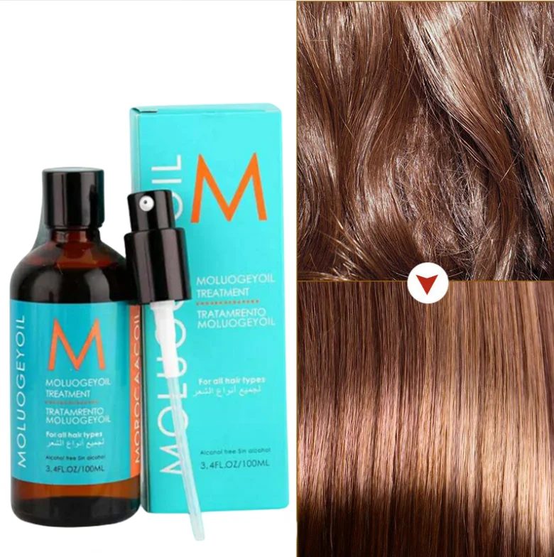 

100ml Moroccan Prevent Hair Loss Product Wash Free Smooth Hair Essential Oil Easy To Use Hair Care Nursing Both Male and Female