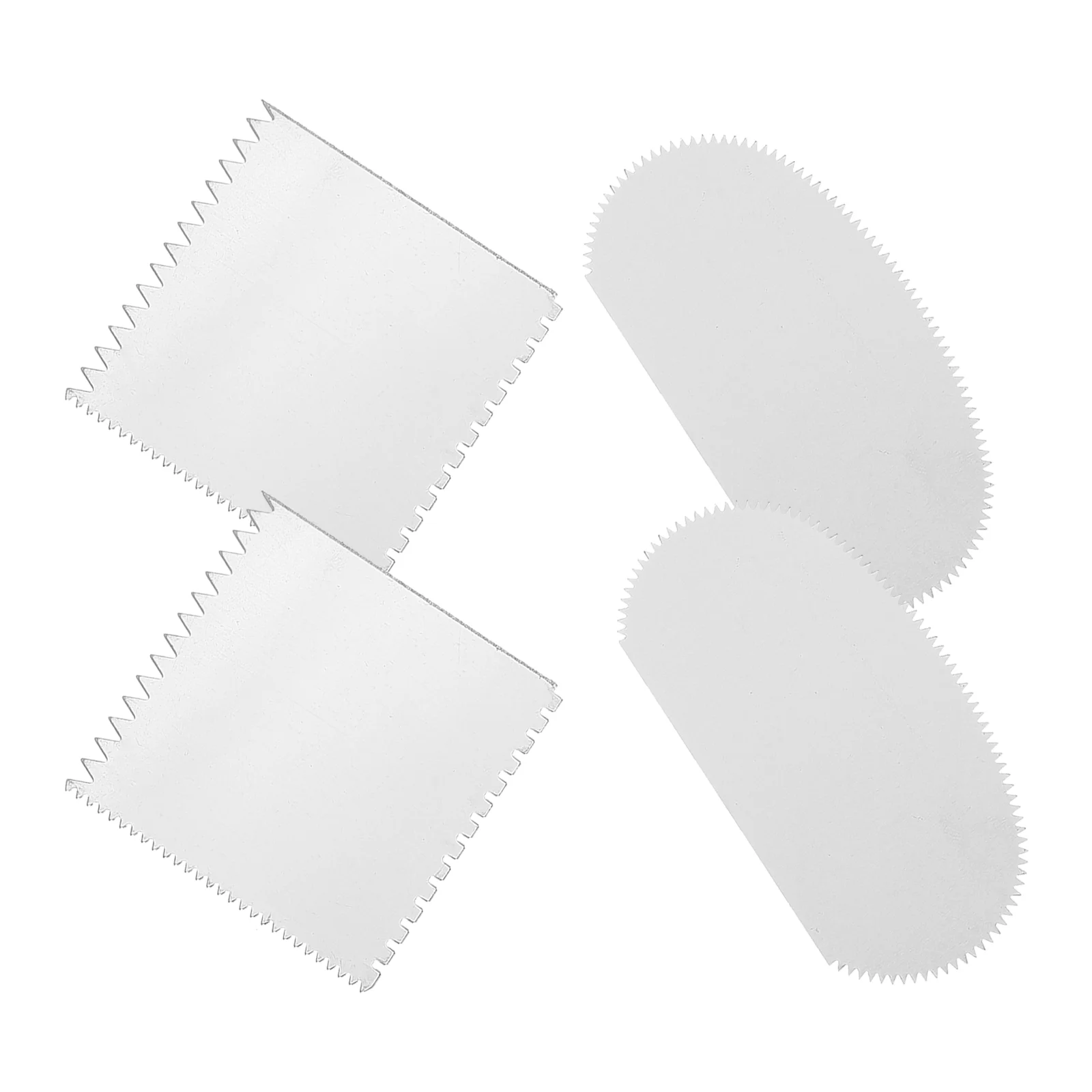 4 Pcs Serrated Scraper Clay Shaping Tools DIY Pottery Carving Metal Sculpture Premium Stainless Steel Crafting Sculpting Set