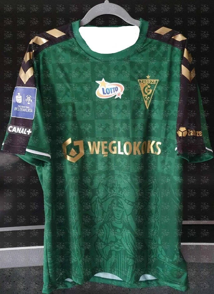 سلسلة جيرسي لكرة القدم الخاصة من Gornik Zabrze، قمصان رقمية ثلاثية الأبعاد بأكمام قصيرة للرجال والنساء والكبار والأطفال والآباء #1
