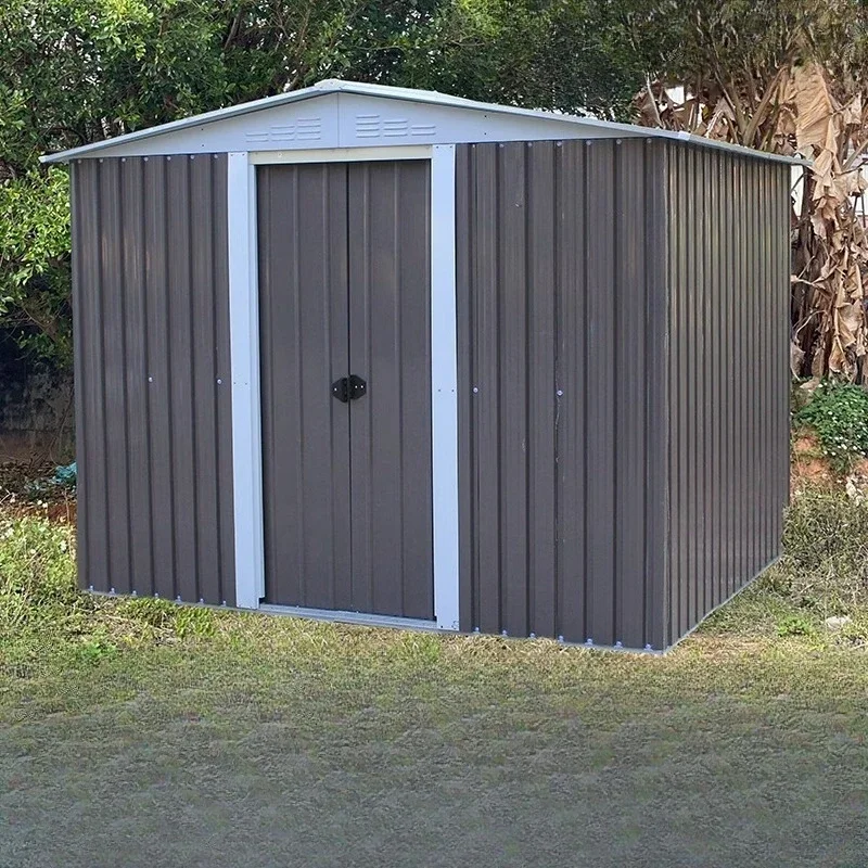 

6X6 FT Outdoor Storage Shed Outdoor Courtyard Tool Room Simple Combination Large-capacity Utility Room Temporary Storage Room