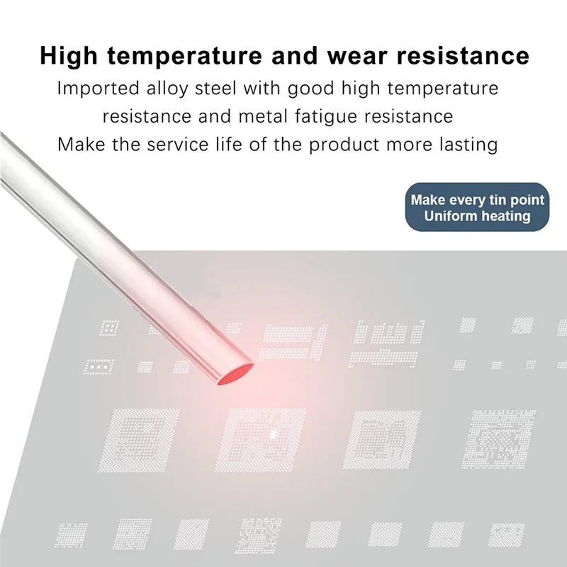 Tin Planting BGA Reballing Stencil For Iphone 15 Series Motherboard CPU IC Steel Mesh Template