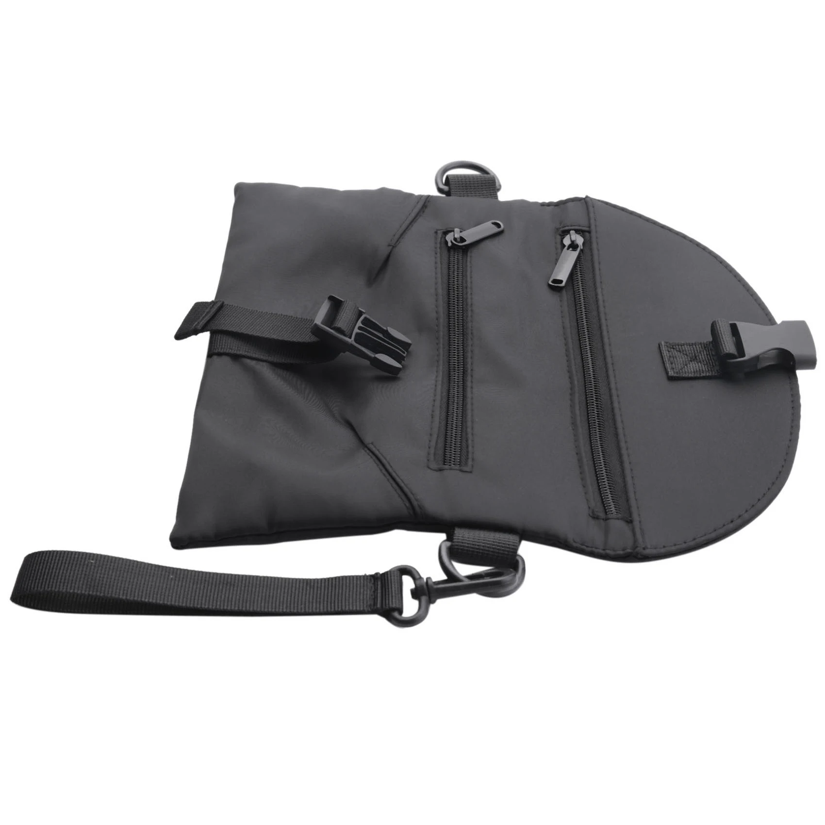 Men Messenger Nylon Waterproof Casual Men's Shoulder Bag Black Functional Zipper Bag for Male