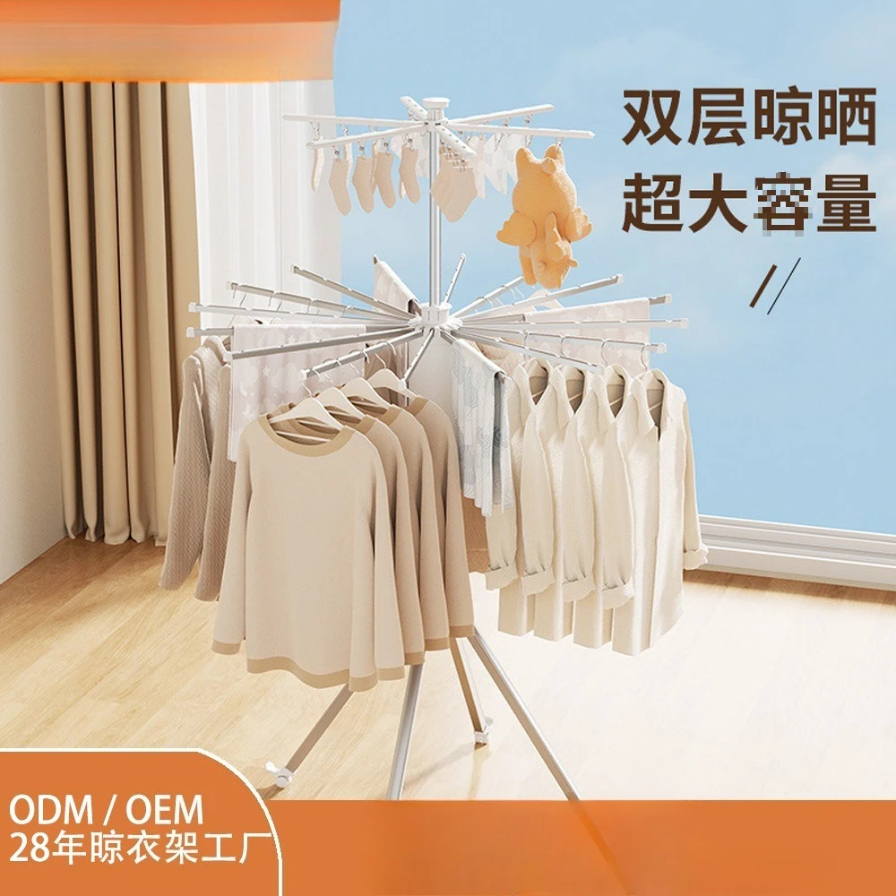 tendedero, tendedero plegable de piso a techo, uso doméstico en balcón