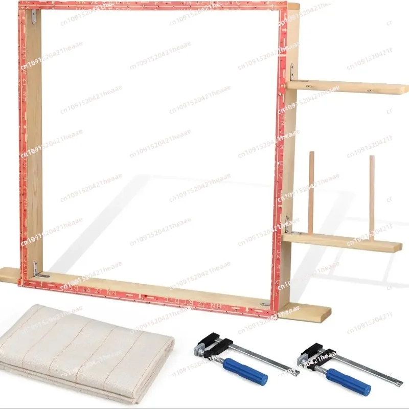 Suitable for solid wood handmade carpet frame tufting rack