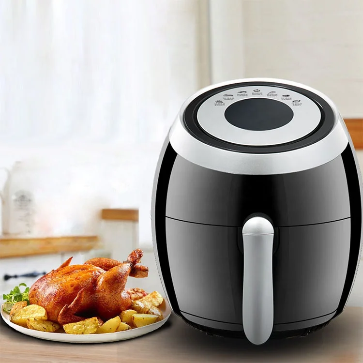 2023 factory price  Latest Big Capacity OEM Aluminum healthy kitchen appliance air fryers potato chip air fryer  liner 5.5l