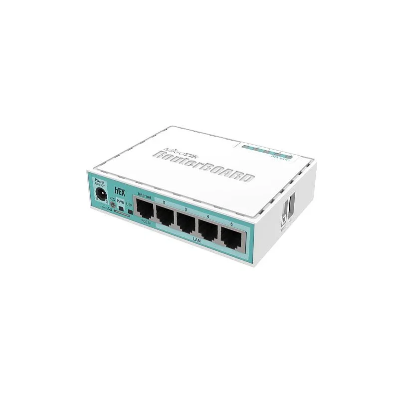 MikroTik RB750Gr3 Hex ROS 5-Port Mini Router 5x1000Mbps Ports RouterOS L4