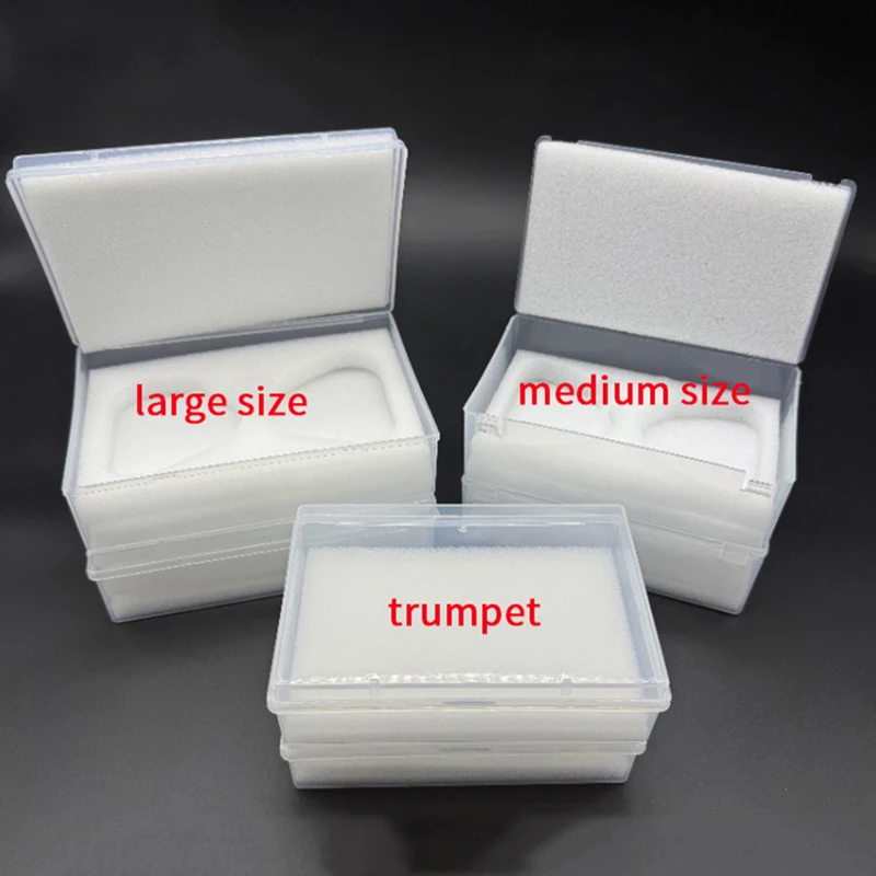 Dental Tooth Model Implant Storage Box Dental Denture Special Delivery Box With Sponge Plaster Plastic Model Placement BoxHot
