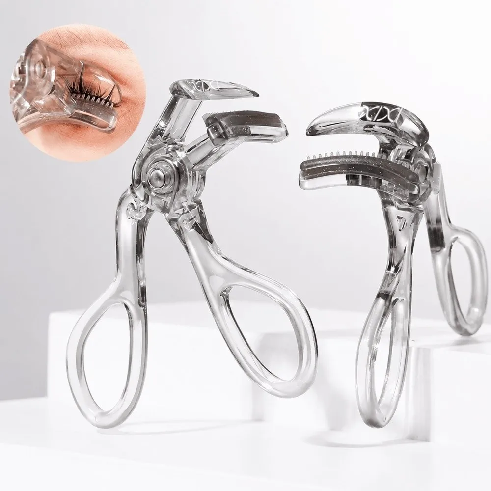 Portable Wide-Angle Eyelash Curler Long-Lasting Plastic Lash Curler Partial One-Clip Eyelash Curler Beauty Routine