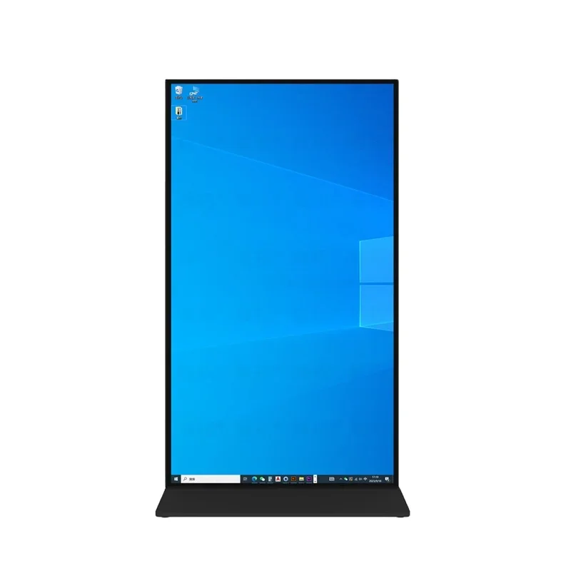 Full Screen Advertising  50/55/65/75 Inch LED Android Vertical LCD Display Stand Indoor Floor Standing Horizontal Screen