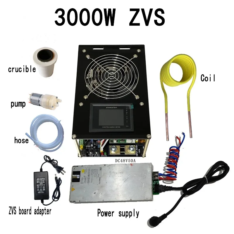 

Индукционная нагревательная машина ZVS мощностью 3000 Вт, 60 А поставляется с защитой от перегрузки счетчика мощности и защитой от недержания воды.