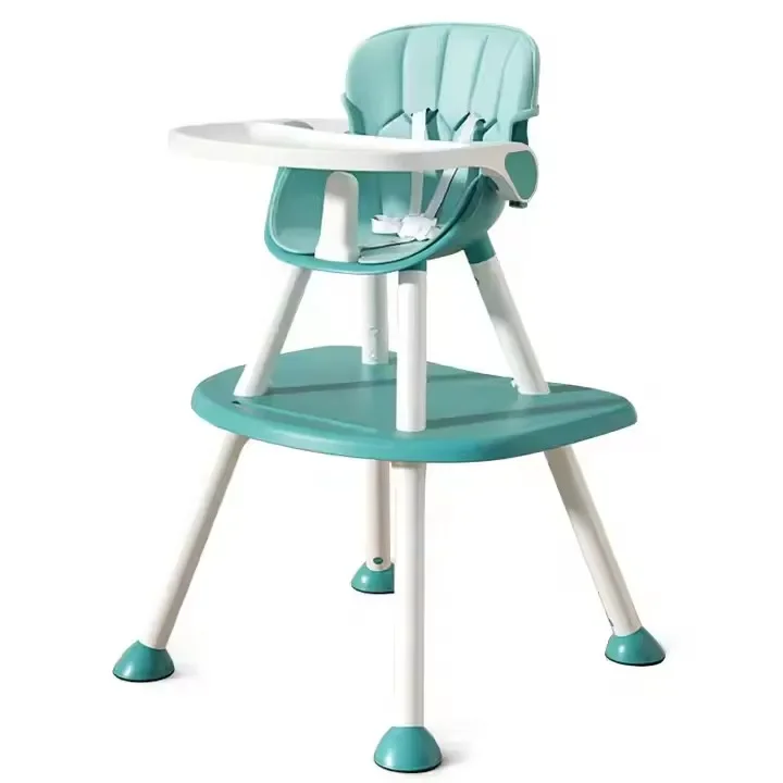 Baby high chair Child feeding High chair with food tray Multifunctional portable removable back desk Study chair