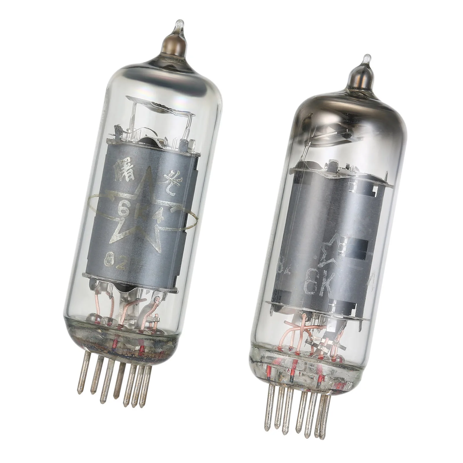 国産　真空管セット！！ 6k4真空管2個,6ak5/6ak5w/6zh 1p/6j1/6j1p/ef95ペアチューブアンプ用