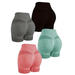 Women High Waist Yoga Shorts Workout Shorts Fitness Yoga Lift Butt Fitness Ladies Yoga Gym Running Short Pants Sportswear