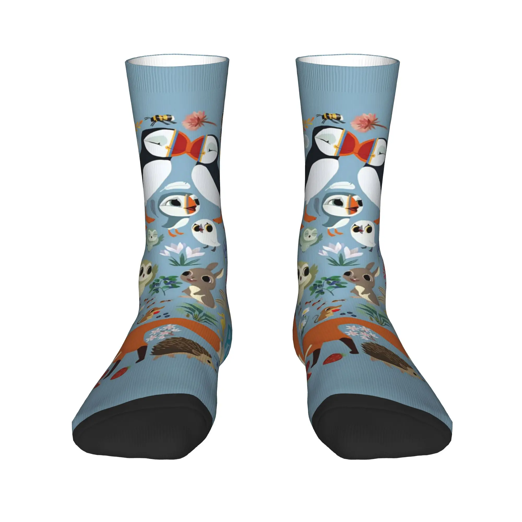 Puffin Rock Oona Baba  Stockings  Graphic Harajuku Socks Autumn Anti Skid Socks Unisex Men Outdoor High Quality Socks