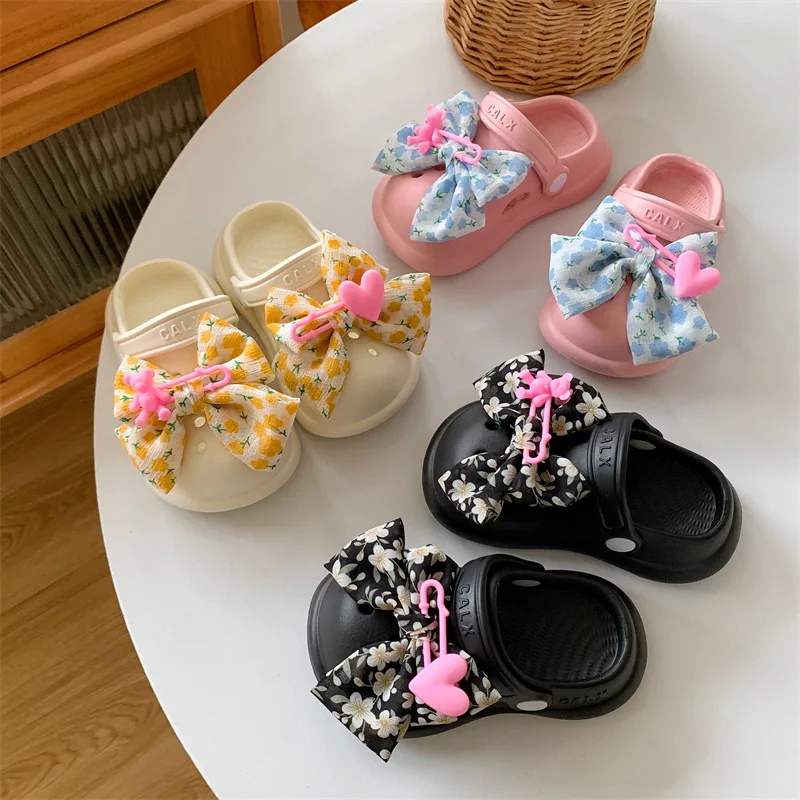 

Children's Summer New Girls Boys Non-slip Bathroom Sandals PrincessCute Fashion Soft Sole Non-slip Wear-resistant Beach Slippers