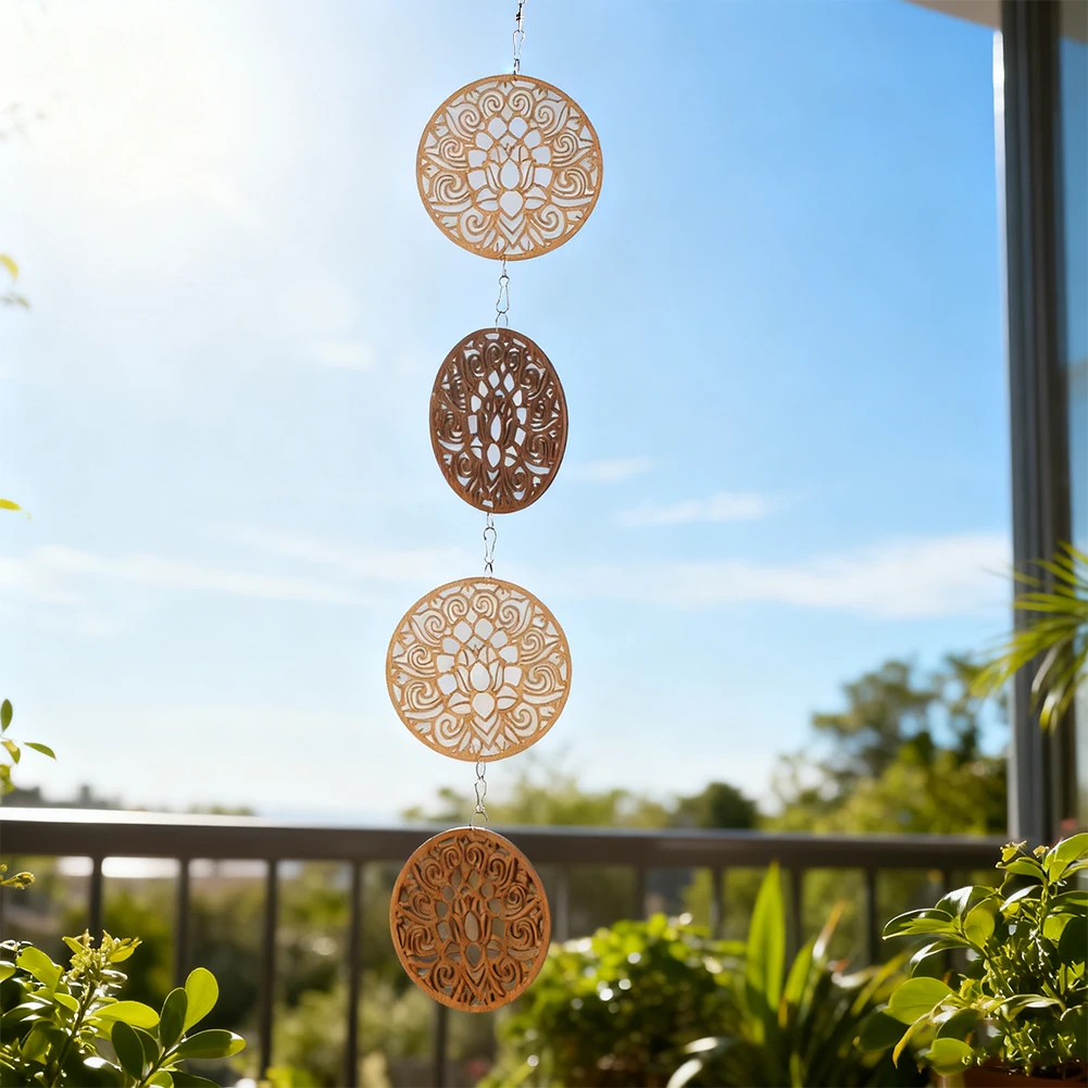 Sacred Lotus Mandala Wooden Wall Art Hanging Sculpture Crystal Grid Board Yoga Meditation Chakra Rustic Decor Spiritual Gifts