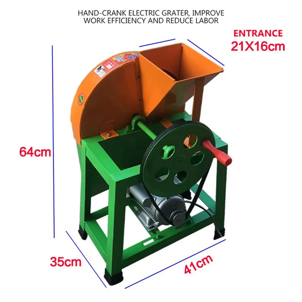 감자 절단기 수동 크랭크 강판, 다기능 자동 감자 게이트 슬라이서, 전기 야채 커터, 500 kg/h