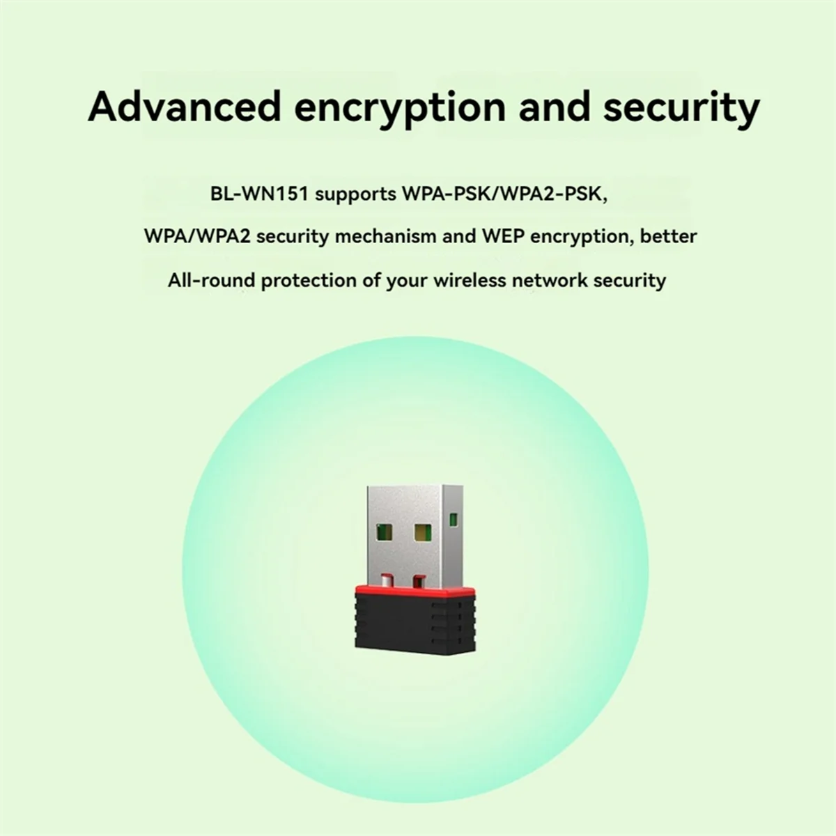 Popular LB-LINK 150Mbps USB WiFi Adapter Mini Wireless Network Card Adapter Wireless Receiver for Desktop Laptop PC Windows