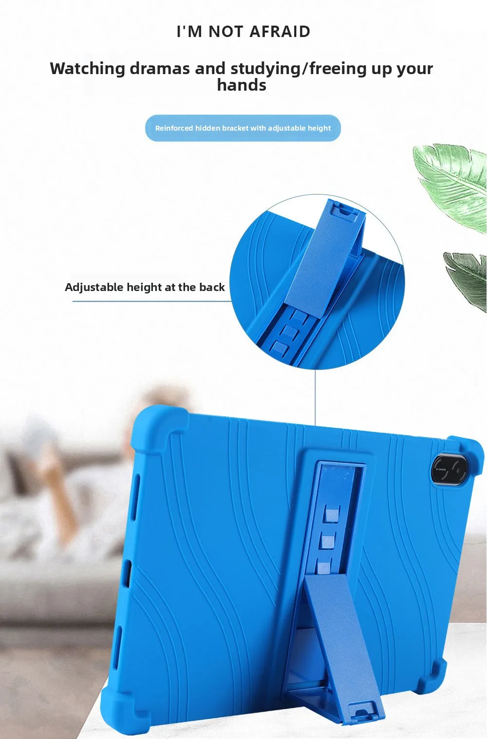 Silikonhülle für Honor Pad X8a 11 Zoll NDL-W09 Stoßfeste Schutzhülle mit Ständer TPU Vollständiger Fallschutz – Detail 3