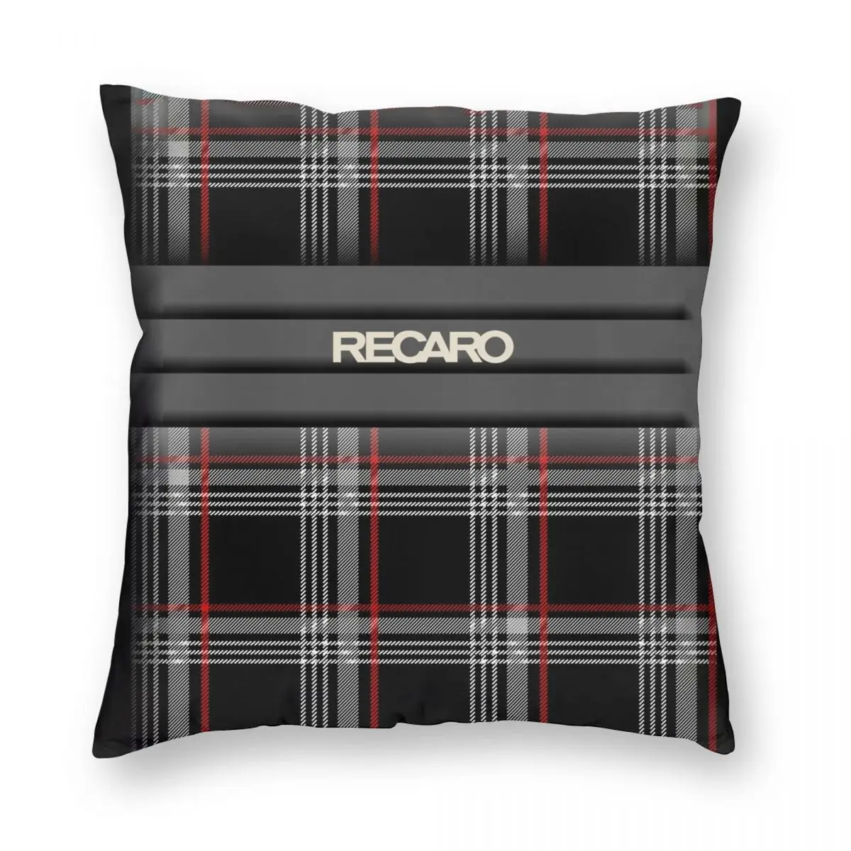 Recaro Seat Upholstery Pillowcase Polyester Linen Velvet Creative Zip Decor Sofa Cushion Cover 18\