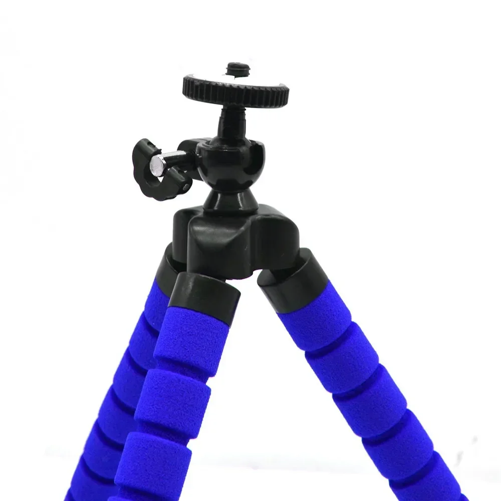 Celular Flexível Polvo Esponja Tripé, Clip Stand, Suporte, Mini, Câmera, Novo