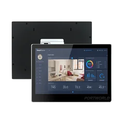 In-Wall Smart Touchscreen 10.1 inch Touch Control Panel Android 11 Home Automation Smart Switch