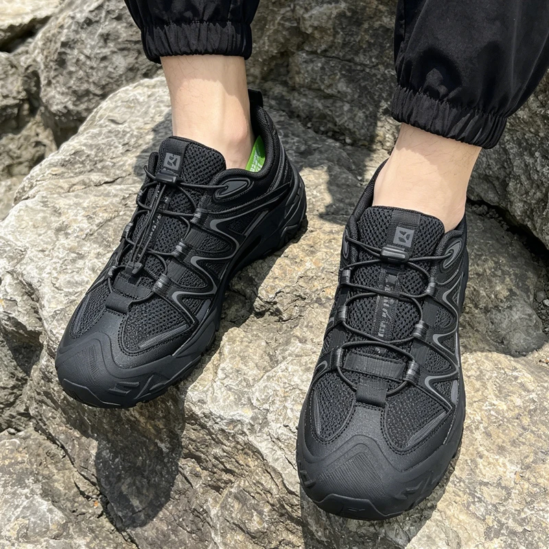 Men's casual hiking sneakers four seasons breathable lightweight non-slip comfort outdoor running sports shoes New walking shoes view 6