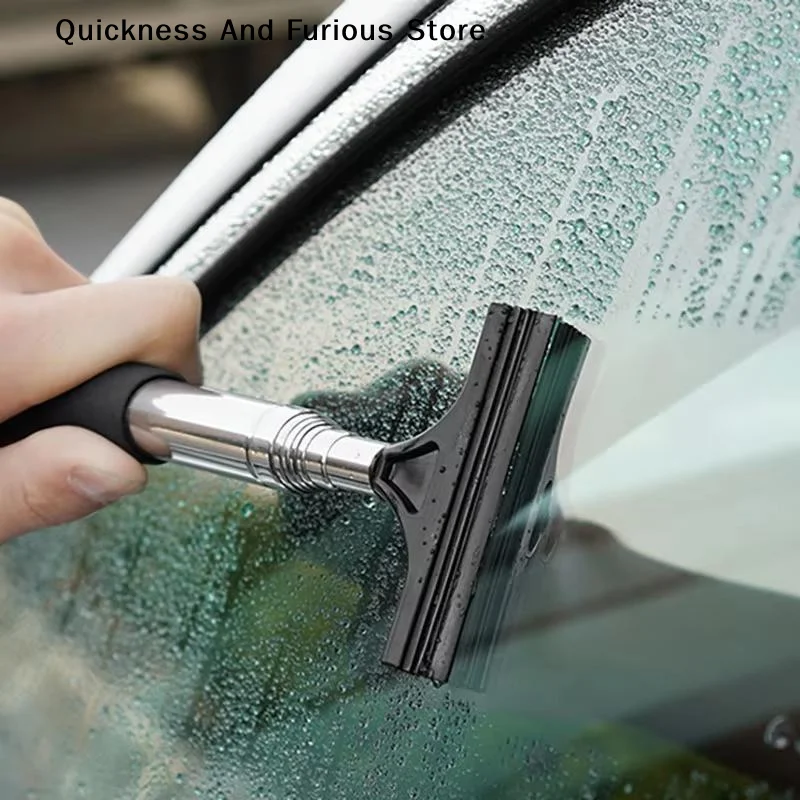 【MO】Multifunctional Retractable Wiper For Car Rearview Mirror, Windscreen Rainproof Cleaning Brush For Front Windshield
