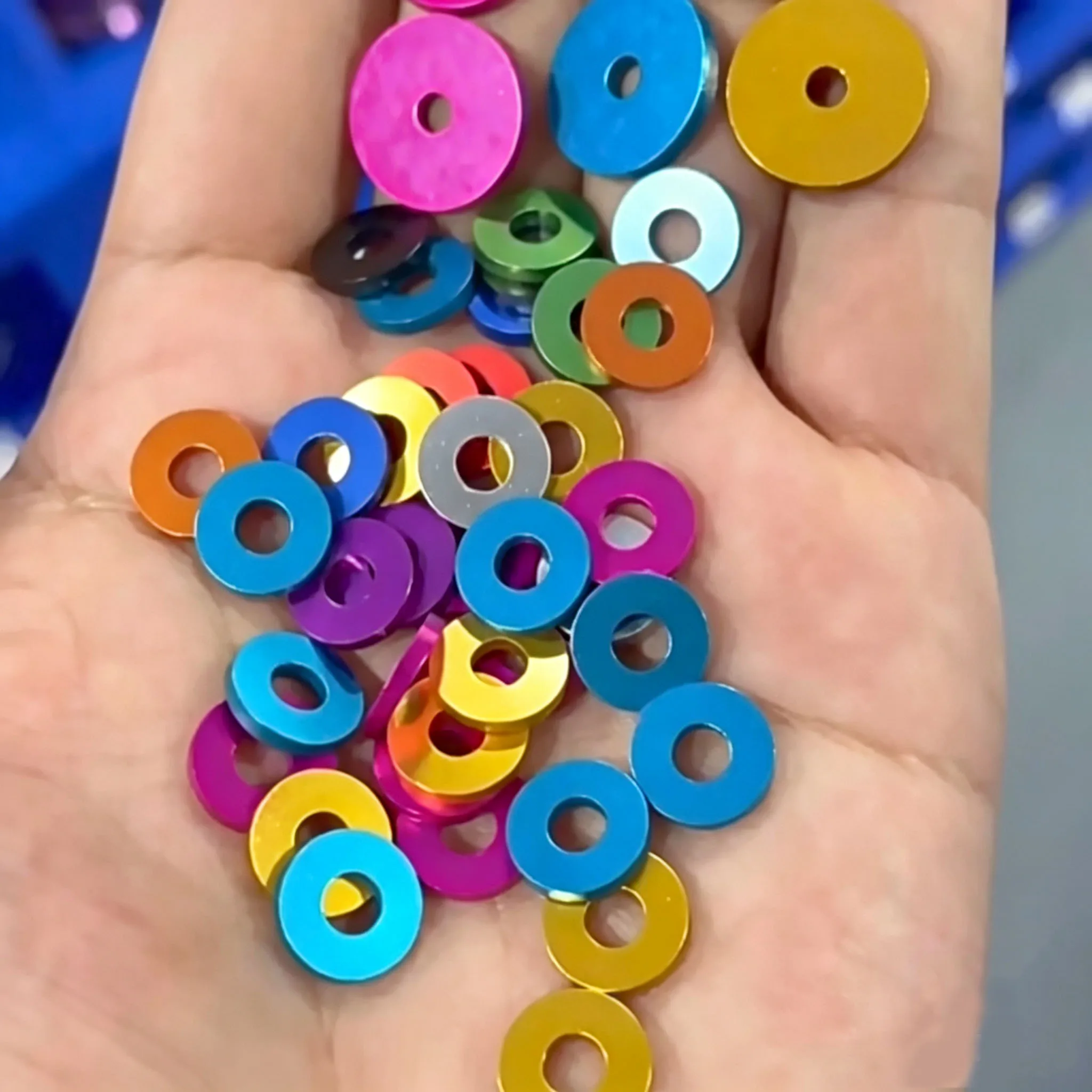 Multicolor Alloy Spacing Washer Thin Flat Seal Gasket Hardware Fastener for RC Parts M2 M2.5 M3 M4 M5 M6